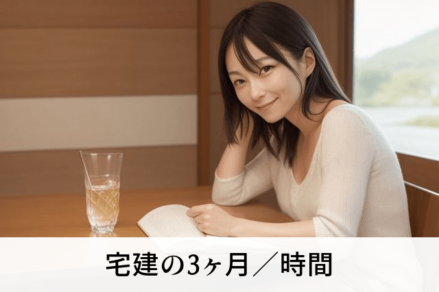 宅建の3ヶ月／時間
