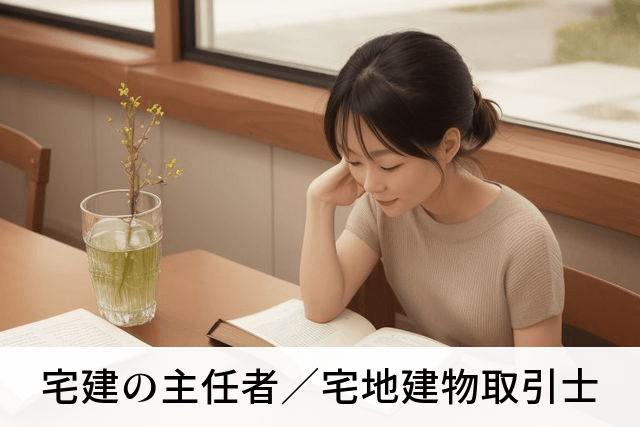 宅建の主任者／宅地建物取引士