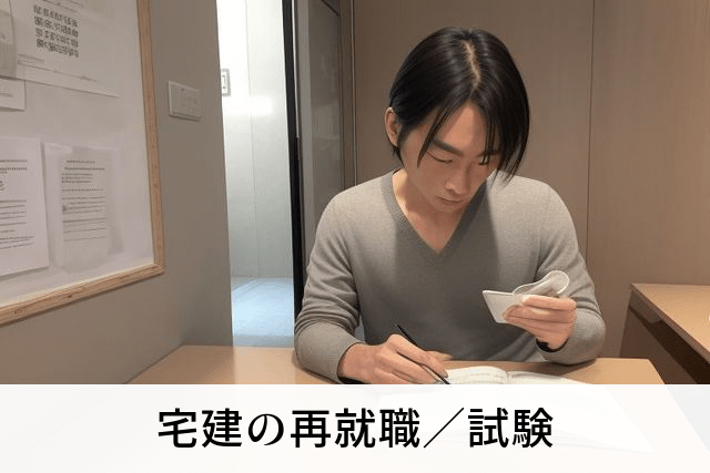 宅建の再就職／試験
