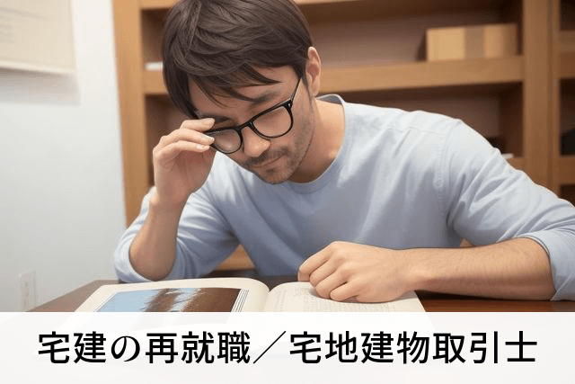 宅建の再就職／宅地建物取引士