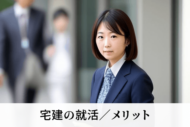 宅建の就活／メリット