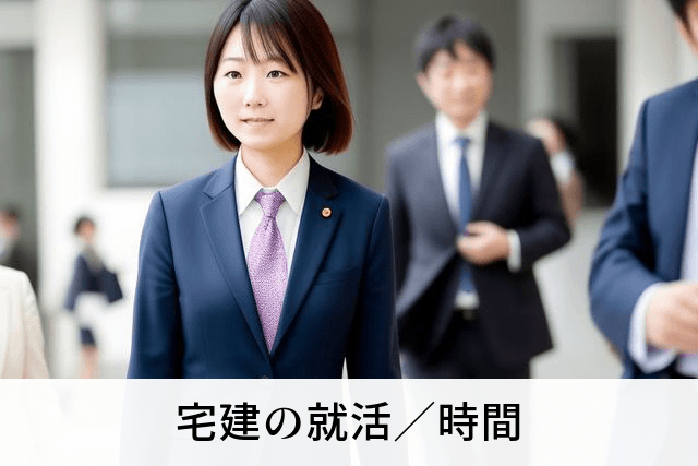 宅建の就活／時間