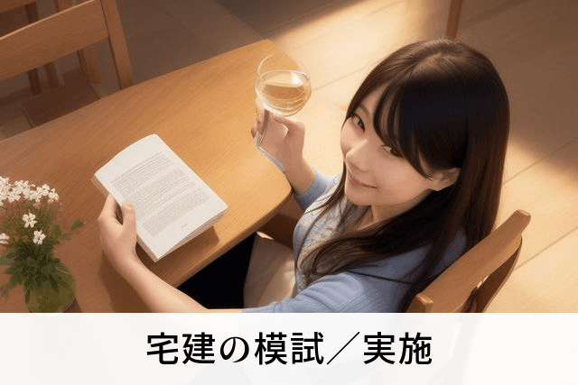 宅建の模試／実施