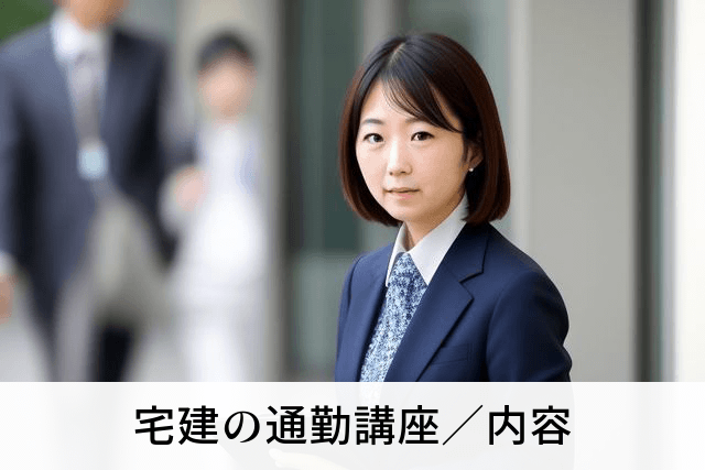 宅建の通勤講座／内容