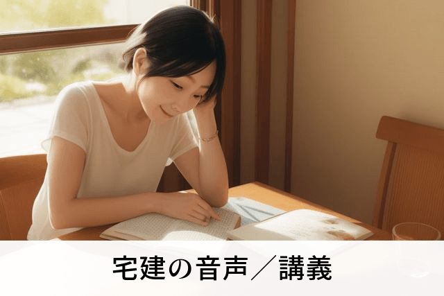 宅建の音声／講義