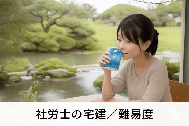 社労士の宅建／難易度